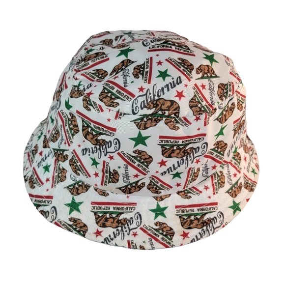 California Republic All Over Print Bucket Hat Unisex OSFM - Picture 5 of 11